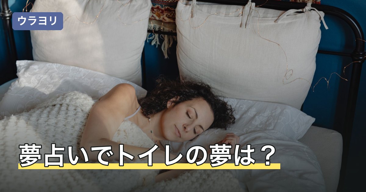 夢占いでトイレの夢は？人に見られる・入れない・探す夢の意味